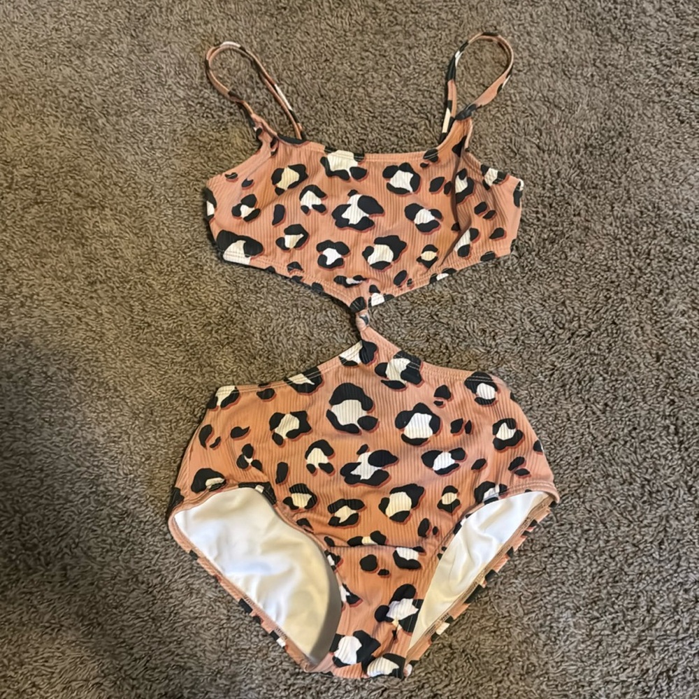 Art Class leopard girls size M (7/8) bathing suit